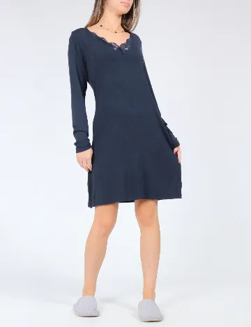 Rochie de noapte Selmark, bleumarin Albastru