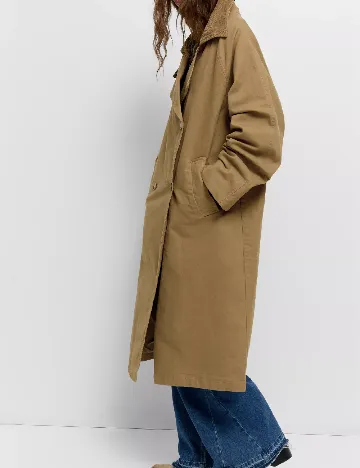 Trench Pull&Bear, maro deschis