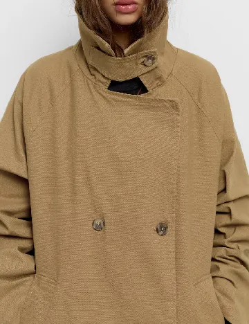 Trench Pull&Bear, maro deschis