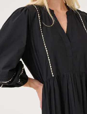 Rochie lunga Culture, negru