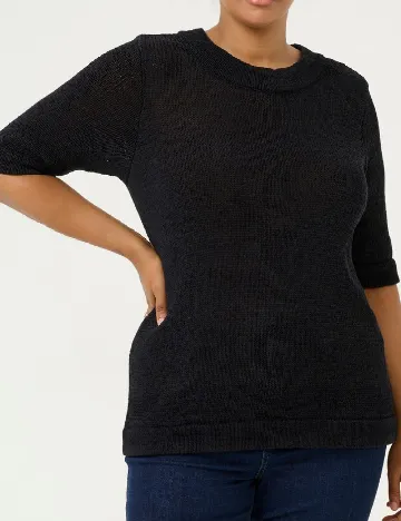 Bluza Kaffe Curve, negru Negru