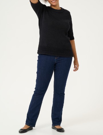 Bluza Kaffe Curve, negru