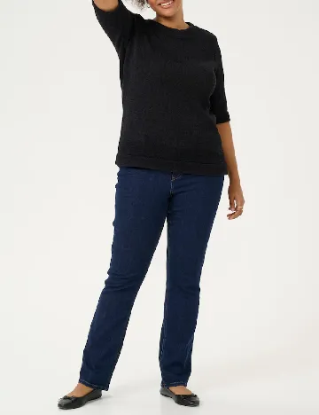 Bluza Kaffe Curve, negru Negru