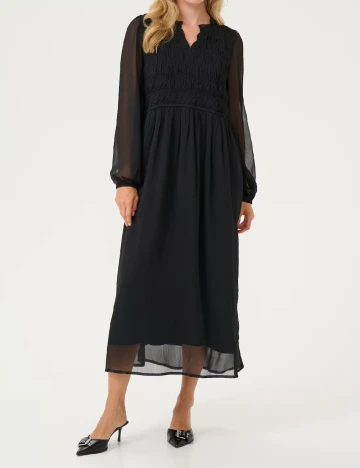 Rochie lunga Kaffe, negru