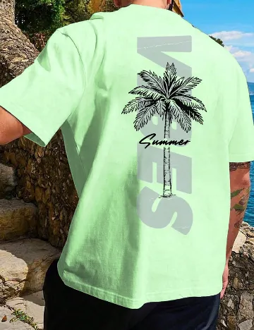 Tricou SHEIN, verde Verde