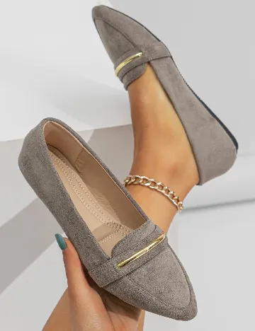 Balerini SHEIN, gri Gri