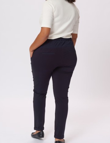 Pantaloni Kaffe Curve, bleumarin