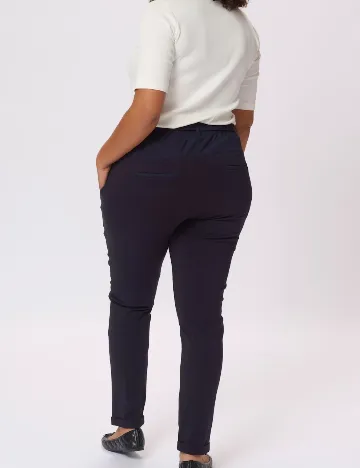 Pantaloni Kaffe Curve, bleumarin