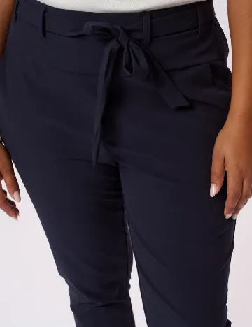 Pantaloni Kaffe Curve, bleumarin