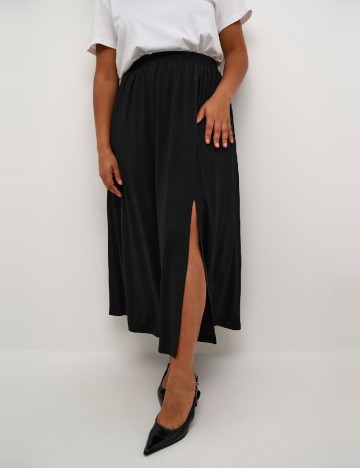 Fusta Kaffe Curve, negru