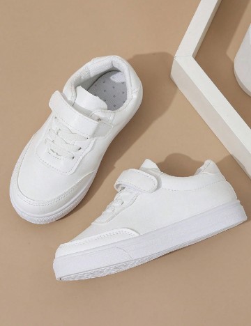 Adidasi Shein Kids, alb