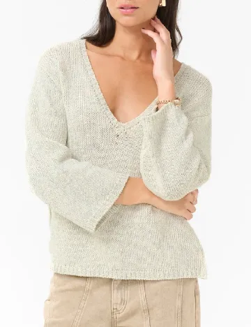 Pulover Kaffe, gri Gri