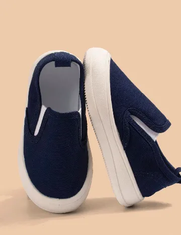 Espadrile Shein Kids, bleumarin Albastru
