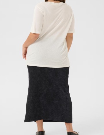 Fusta Kaffe Curve, negru