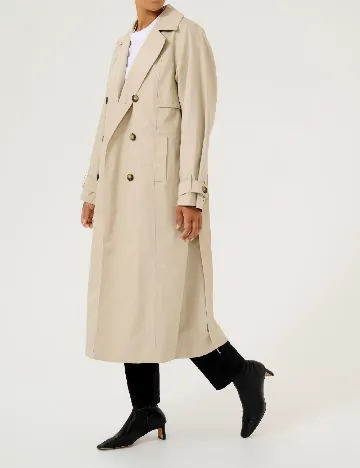 Trench Kaffe, crem Crem