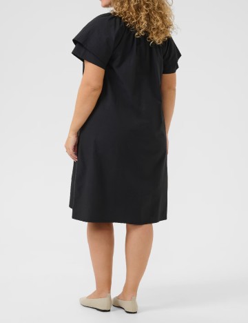 Rochie medie Kaffe Curve, negru