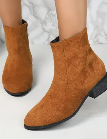 Botine SHEIN, maro Maro