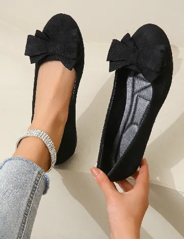 Balerini SHEIN, negru Negru