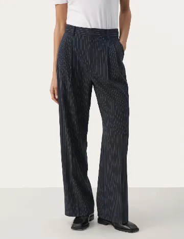 Pantaloni Part Two, bleumarin