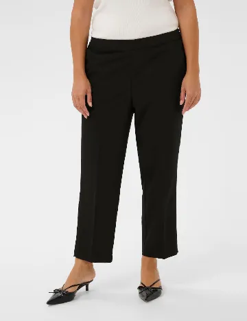 Pantaloni Kaffe Curve, negru