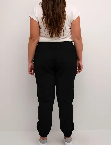 Pantaloni Kaffe Curve, negru