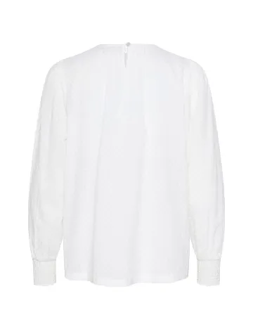 Bluza Kaffe, alb Alb