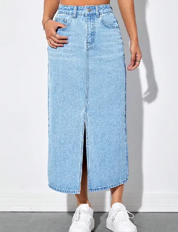 Fusta SHEIN, albastru Albastru