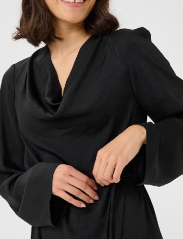 Rochie lunga Kaffe, negru