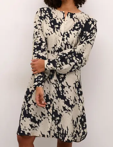 Rochie scurta Kaffe, crem