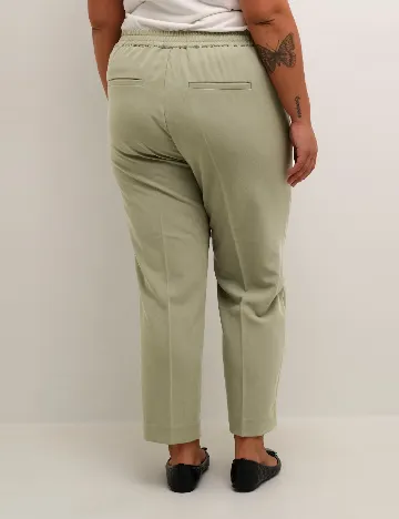 Pantaloni Kaffe Curve, verde