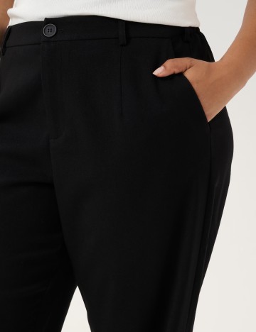 Pantaloni Kaffe Curve, negru