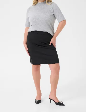 Fusta Kaffe Curve, negru