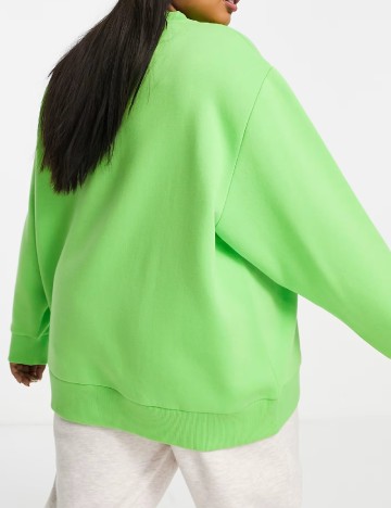 Bluza Collusion Plus Size, verde