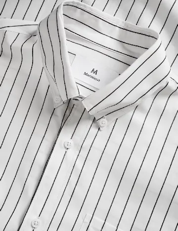 Camasa Matinique, alb/negru