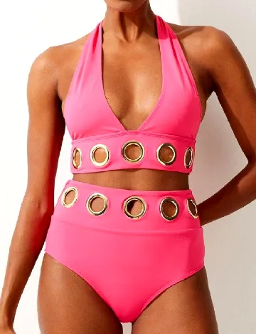 Sutien de baie Karen Millen, roz Roz