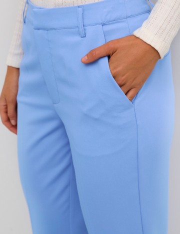 Pantaloni Kaffe, albastru