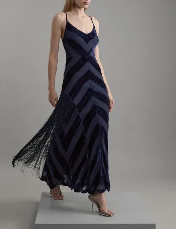 Rochie lunga Karen Millen, bleumarin Albastru