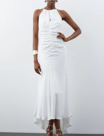 Rochie lunga Karen Millen, alb Alb