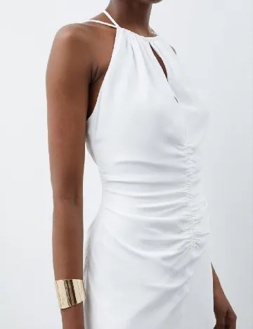 Rochie lunga Karen Millen, alb Alb