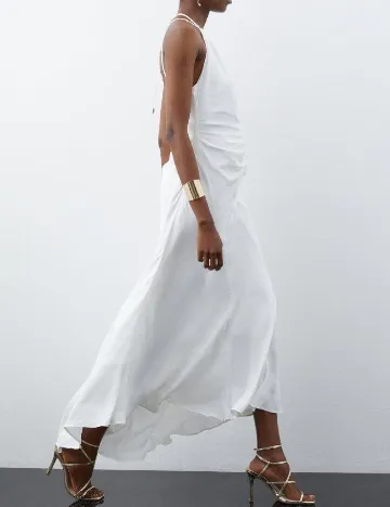 Rochie lunga Karen Millen, alb Alb