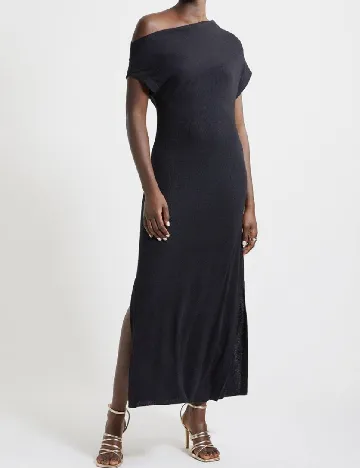 Rochie lunga Karen Millen, negru Negru