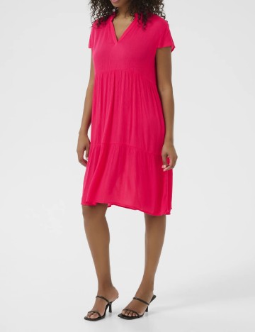 Rochie medie Kaffe, roz