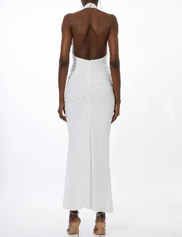 Rochie lunga Karen Millen, alb Alb