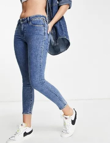 Blugi Abercrombie&Fitch, albastru