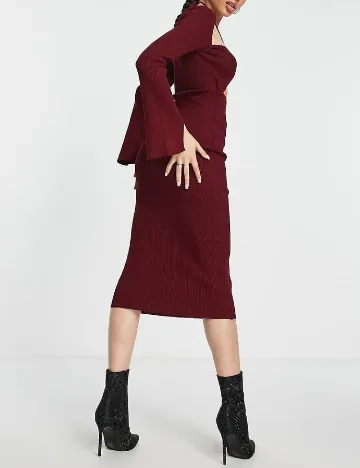 Rochie medie Missguided, visiniu