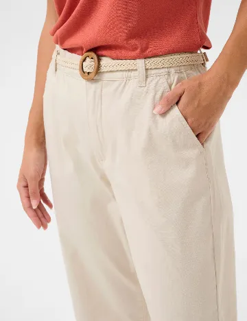 Pantaloni Cream, bej