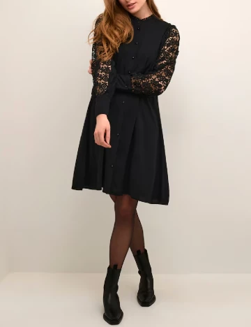 Rochie scurta Culture, negru Negru