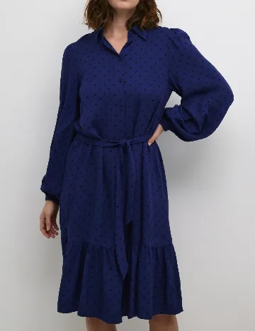 Rochie medie Kaffe, albastru