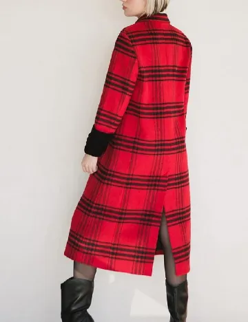 Palton Labelrail x Julia Cumming, rosu Rosu