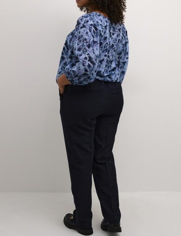 Pantaloni Kaffe Curve, bleumarin